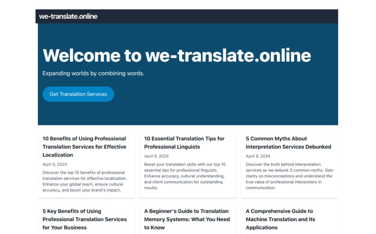 we-translate.online